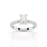 1.88 CT Radiant Cut Lab Diamond Ring